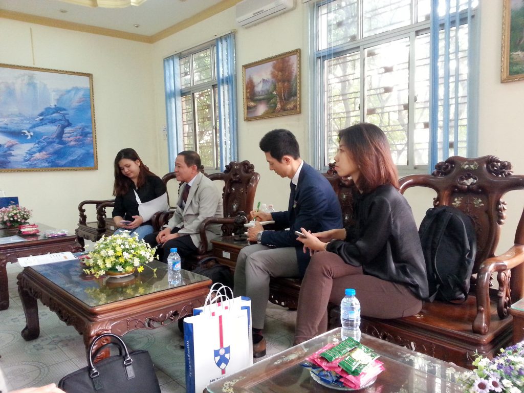 Đại diện Paichai University trong chuyến thăm đối tác tại Việt Nam
