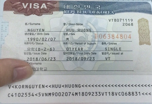 Kết quả hình ảnh cho visa d2-6"
