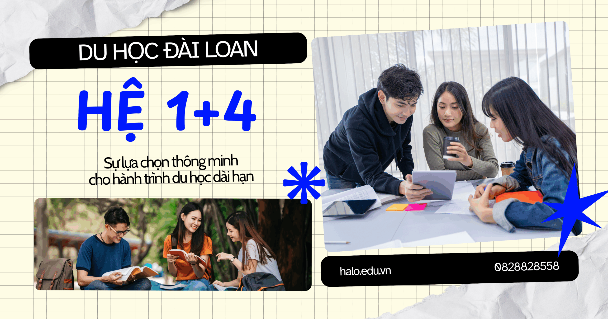 Du học Đài Loan hệ 1+4